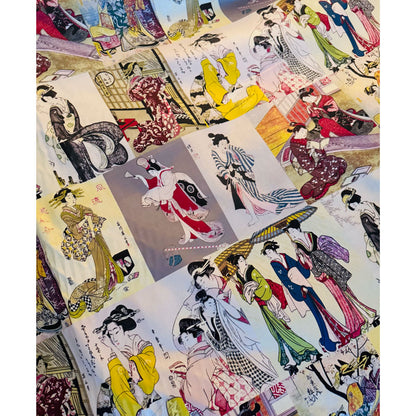 Geisha Japanese cotton drill fabric