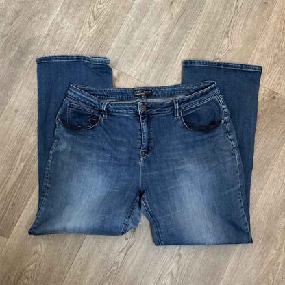 sz 20 Jeans West curve bootcut