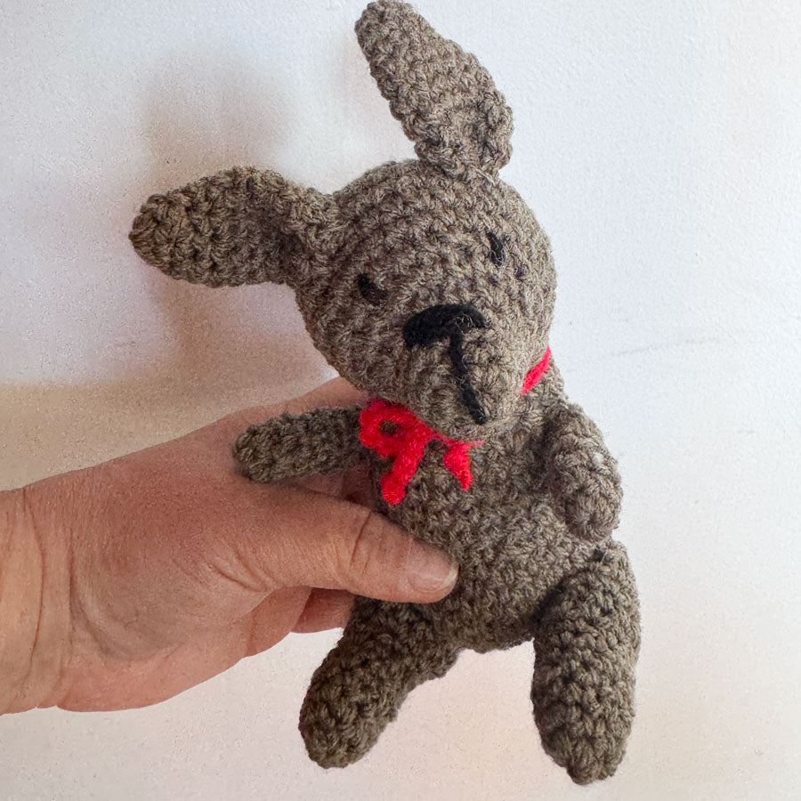 Kangaroo handmade toy