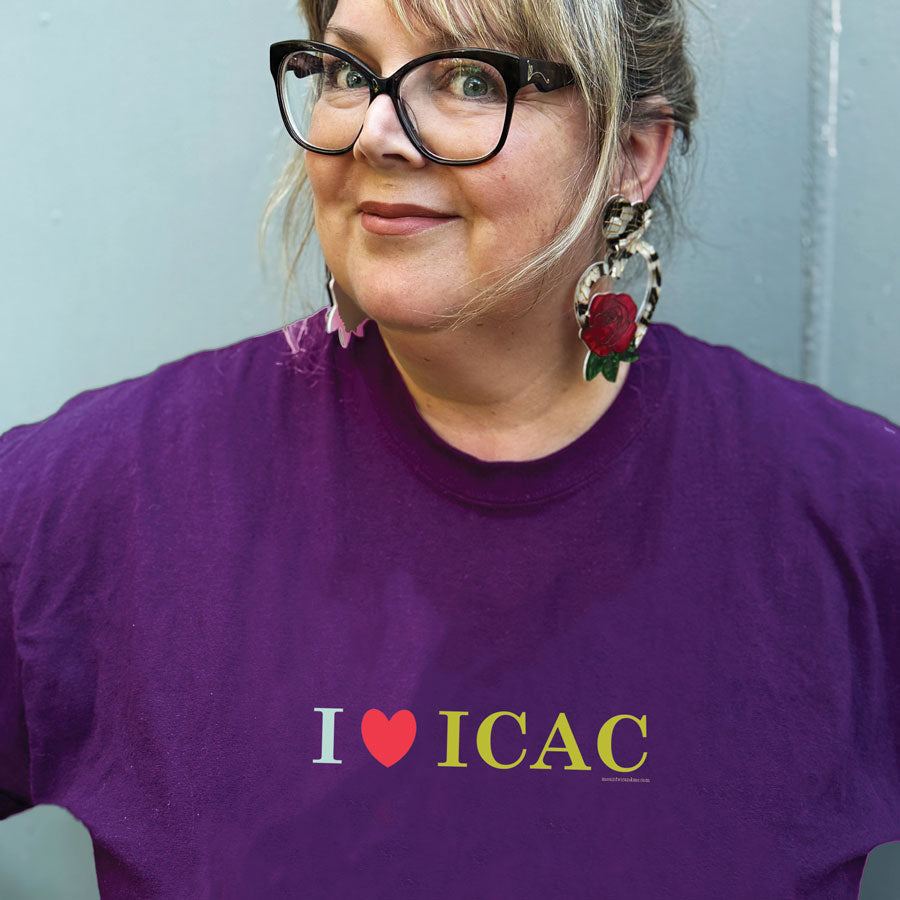 I love ICAC classic cotton t shirt