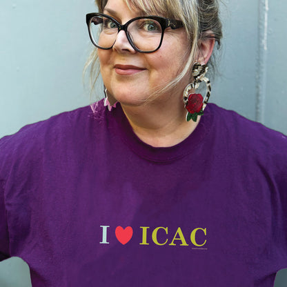 I love ICAC classic cotton t shirt