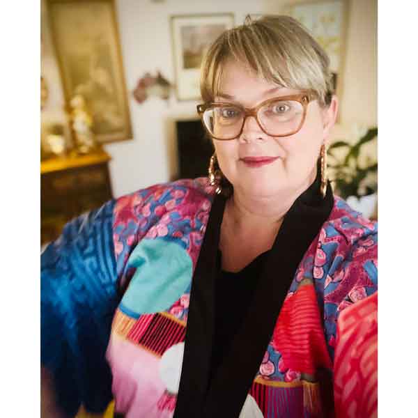 Party Zebra kimono robe