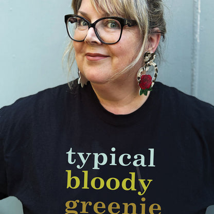 Typical bloody greenie classic cotton t shirt
