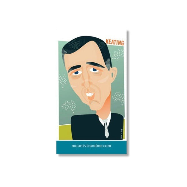 Magnet Paul Keating caricature