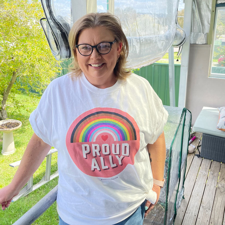 Proud Ally classic cotton t shirt