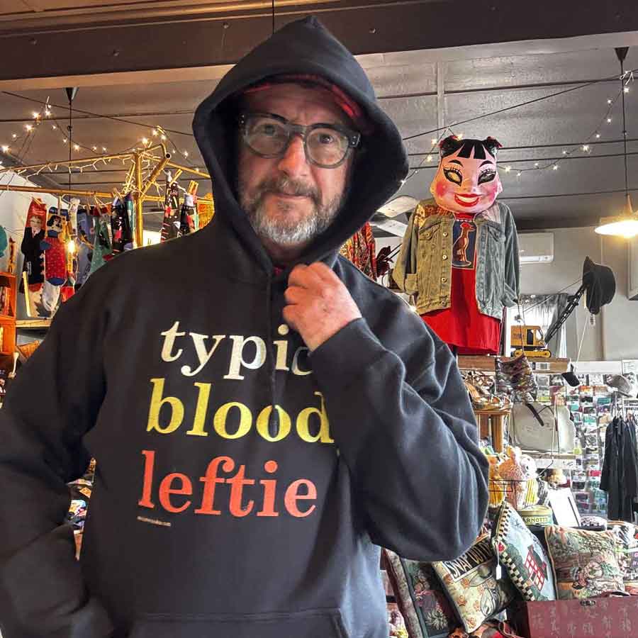 RTS Typical Bloody Leftie black hoodie – Mount Vic and Me