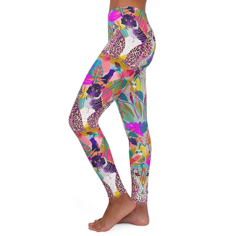 RTS Kitsch Leopards Classic Spandex Leggings S