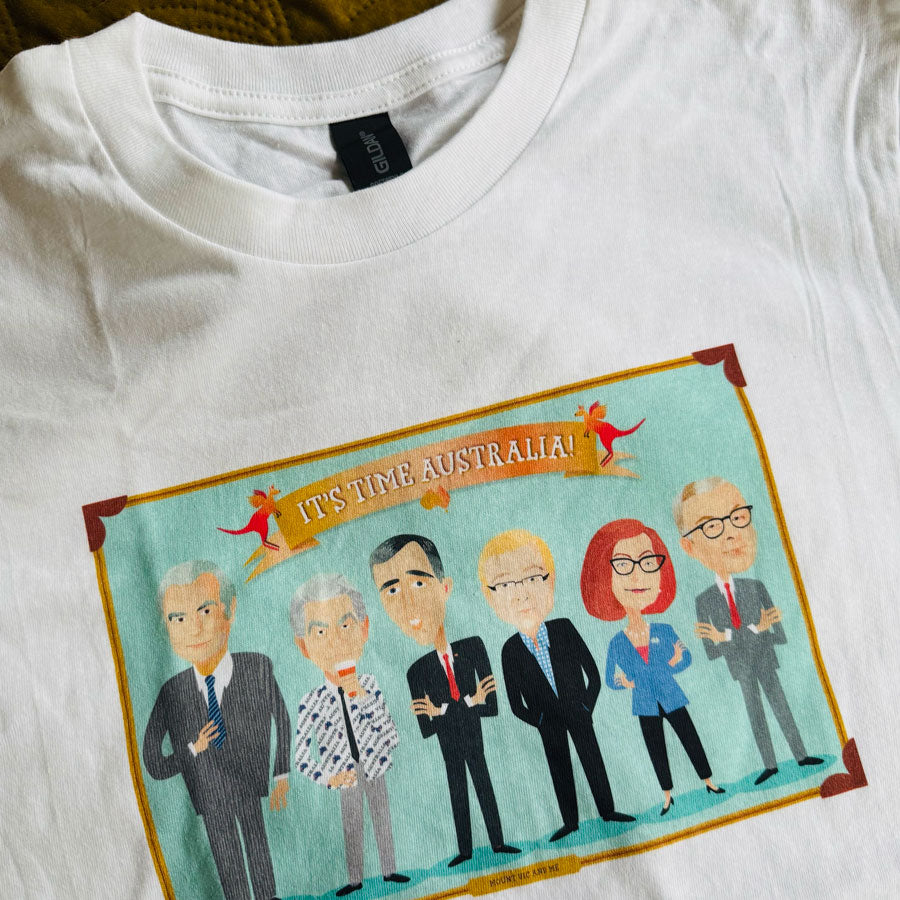 RTS white Labor Leaders semi fit t shirt