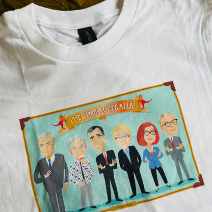 RTS white Labor Leaders semi fit t shirt