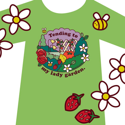 My lady garden classic cotton t shirt