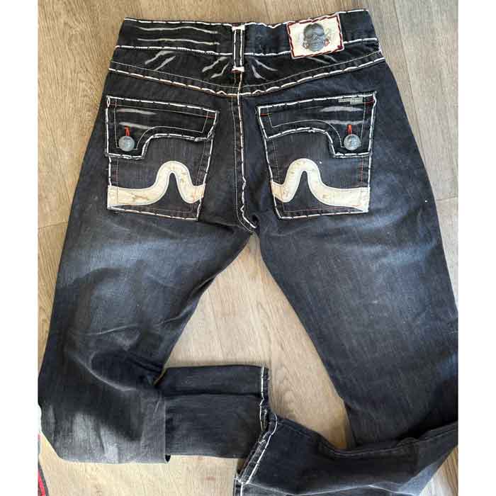 sz 33 Laguna Beach Jean Co skull jeans