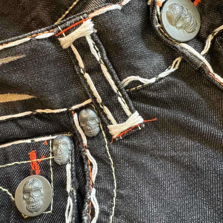 sz 33 Laguna Beach Jean Co skull jeans