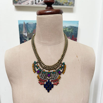Large Art Deco inspired necklace