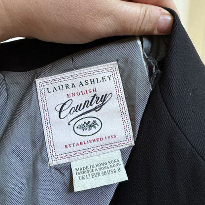 sz 12 UK Laura Ashley black jacket
