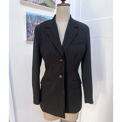 sz 12 UK Laura Ashley black jacket