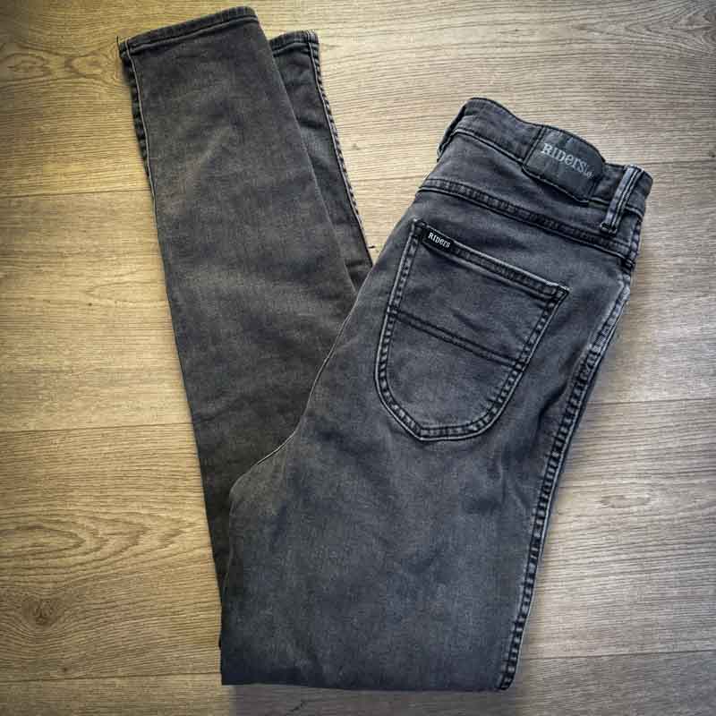 sz 12 High Rider Lee tight black jeans