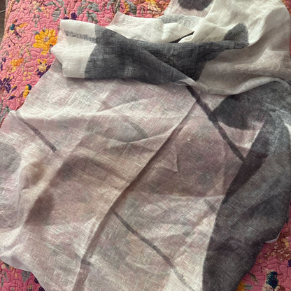Soft linen Marrimeko fabric piece