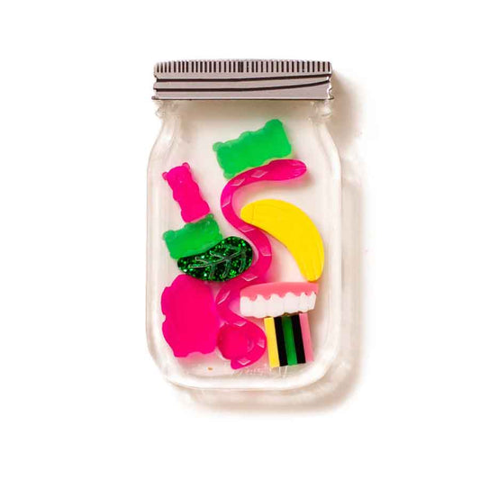 Lolly Jar brooch