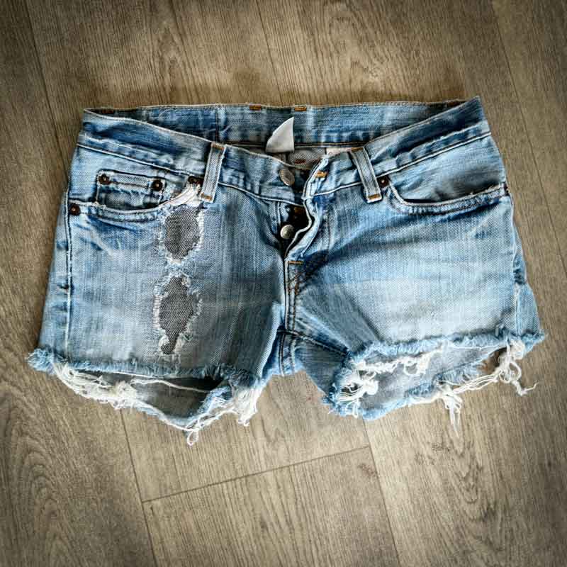 sz 25 Lucky Brand denim cut offs