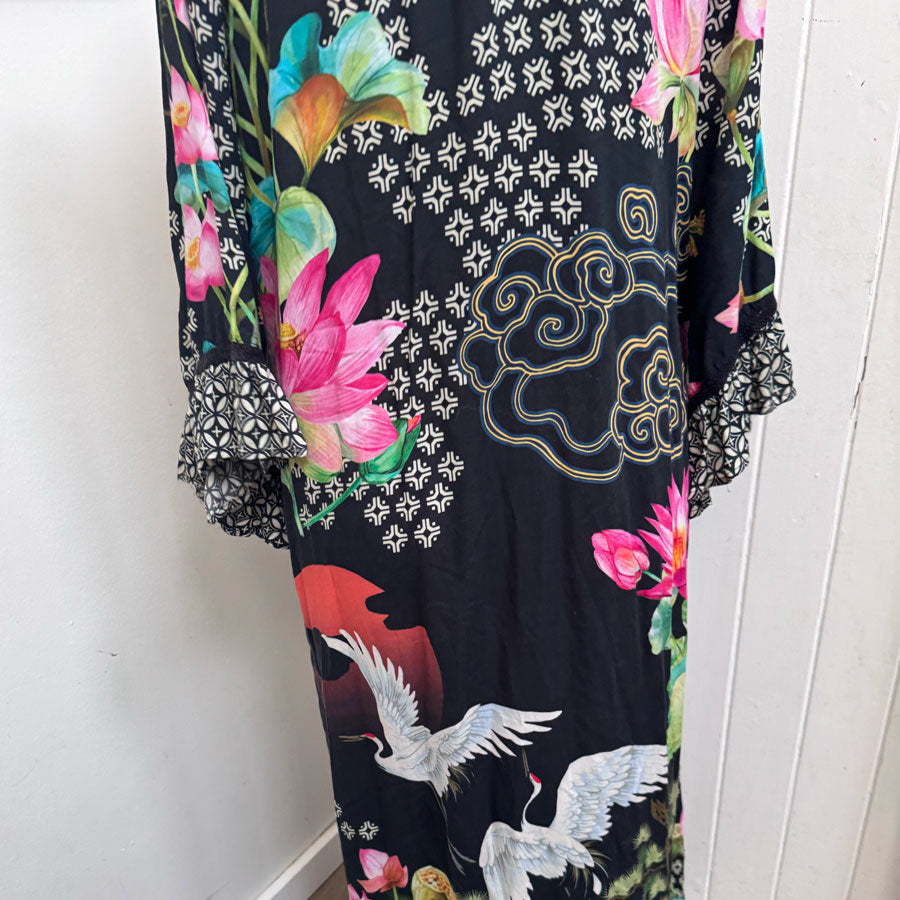 sz X Lula Soul crane dress