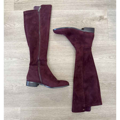 sz 6.5 Michael Kors plum boots