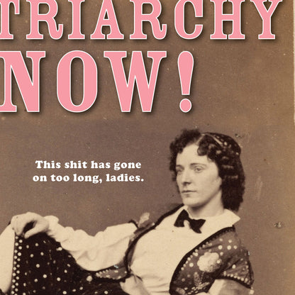 Matriarchy Now classic cotton t shirt