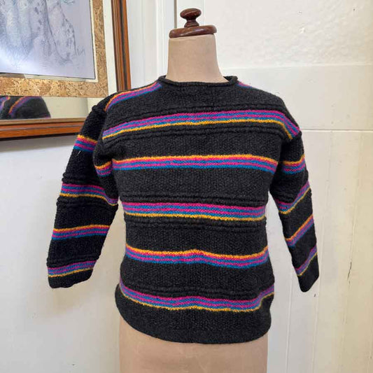 sz S handknitted chunky wool jumper