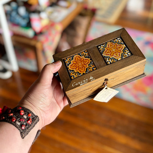 Mexican wooden box