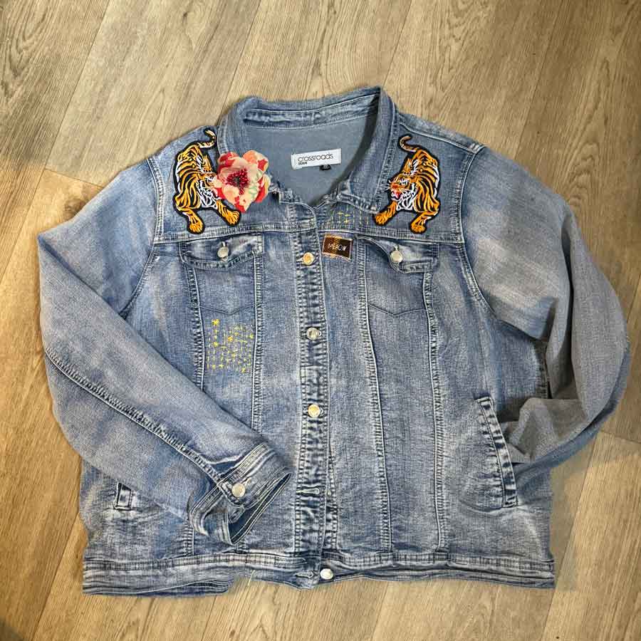 sz 20 MIAOW tiger fringed jacket