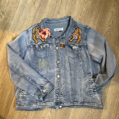 sz 20 MIAOW tiger fringed jacket