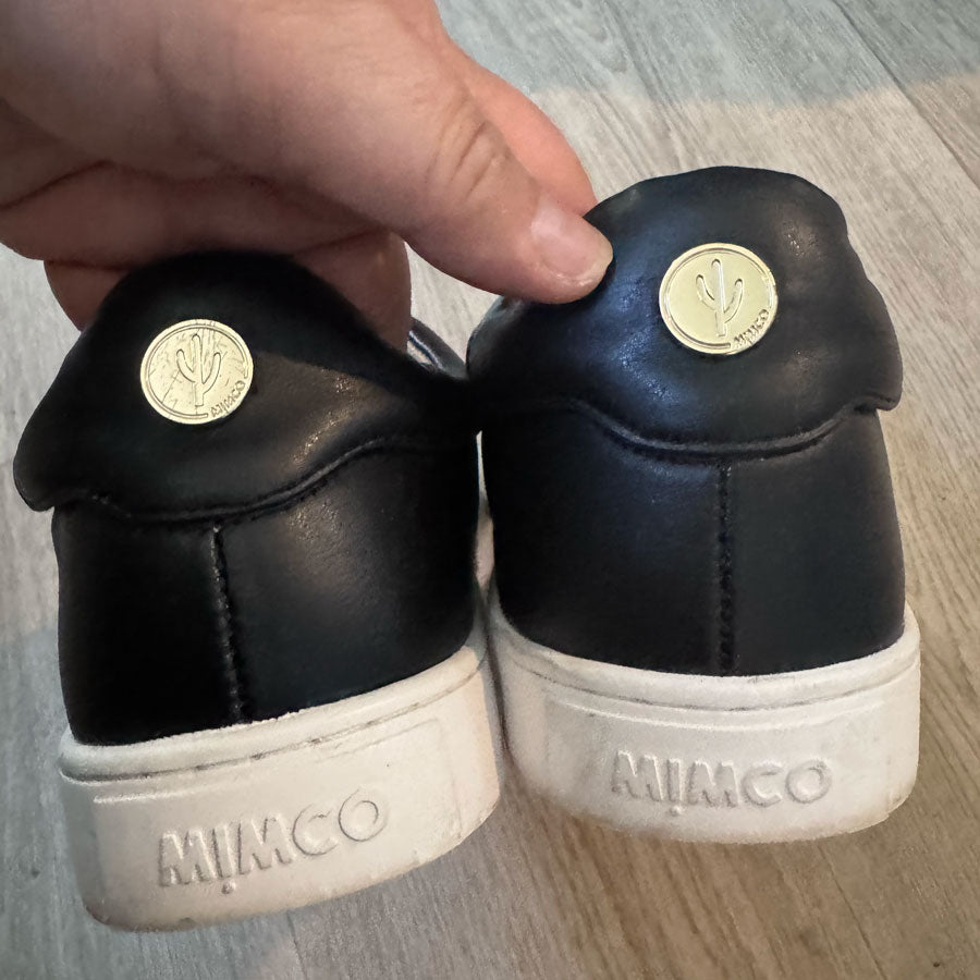 sz 42 black MIMCO sneakers