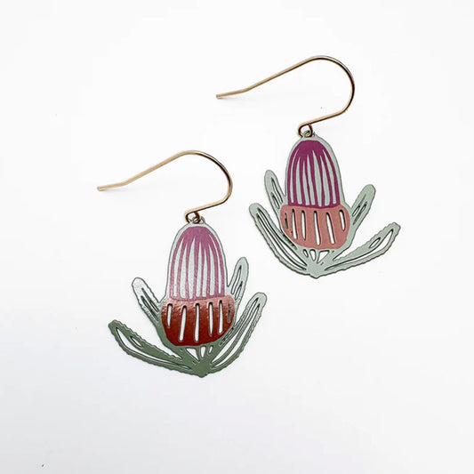 Mini Banksia earrings