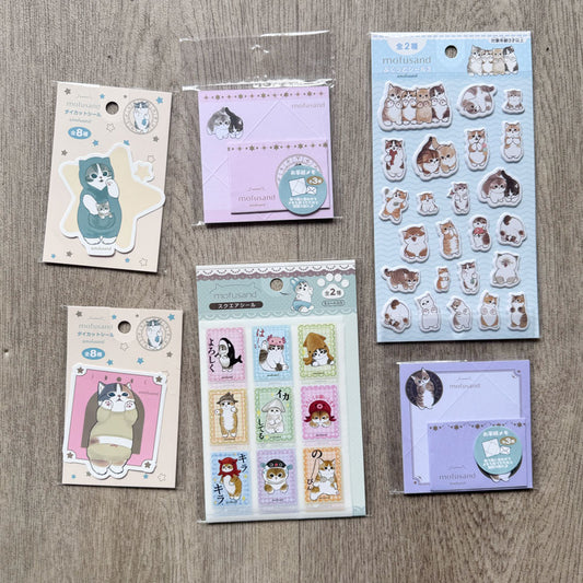 Mofusand stationery packs