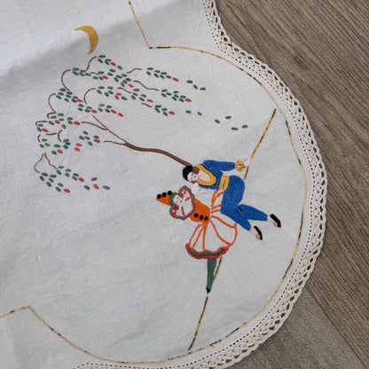 Moonlight square tablecloth