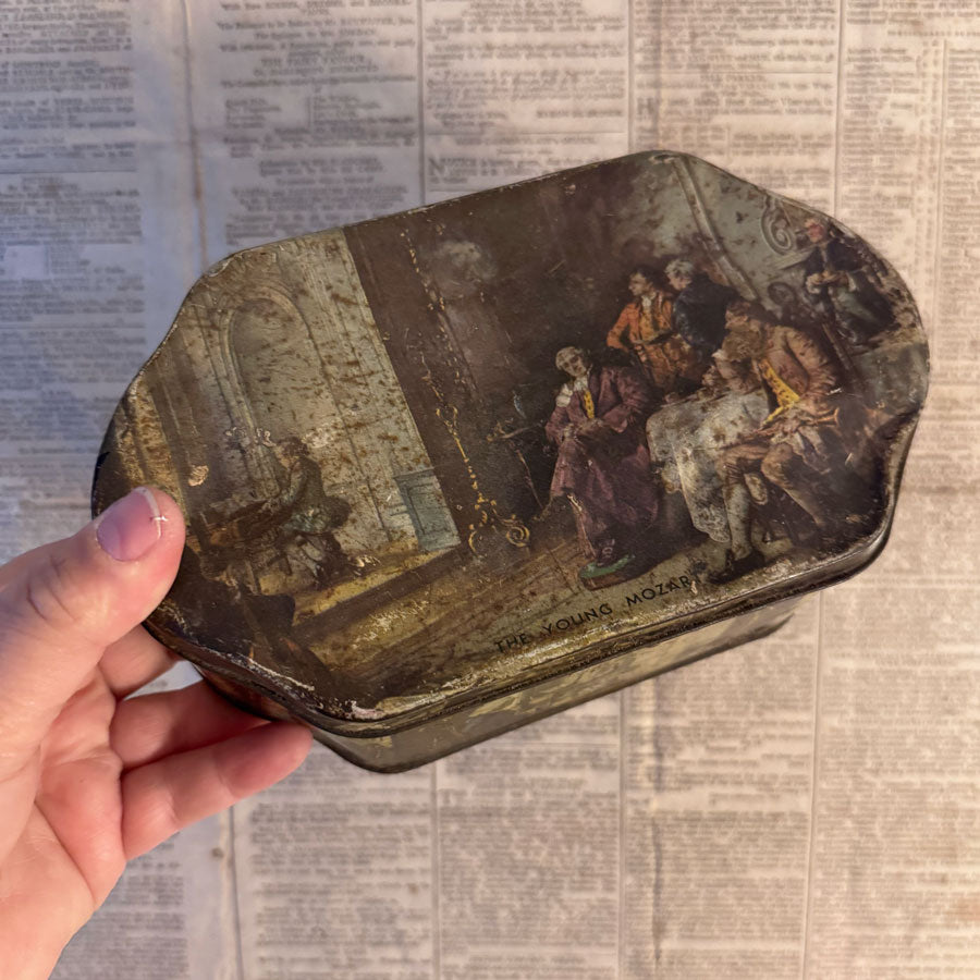 Young Mozart tin