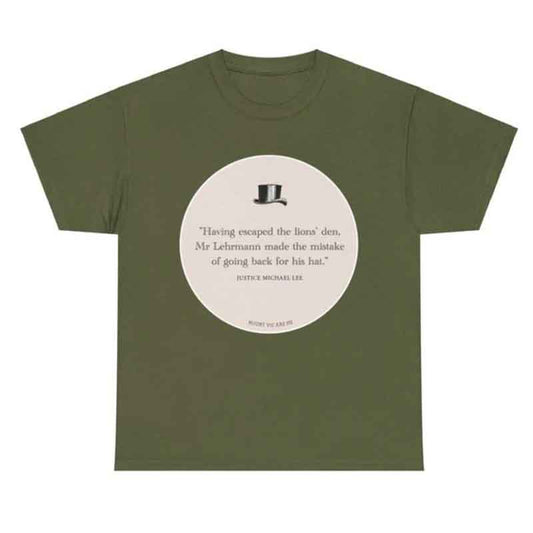 RTS L Military Green Mr Lehrmann t shirt