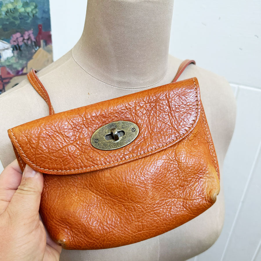 Mulberry crossbody leather bag
