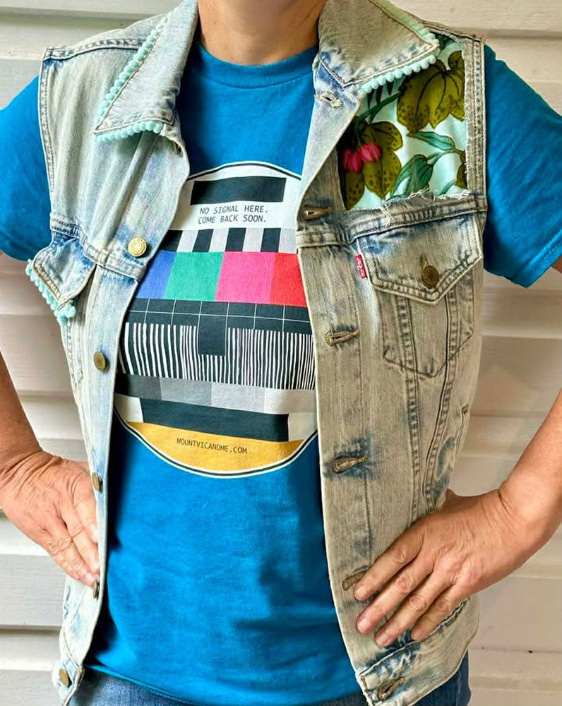 No signal classic tv cotton t shirt