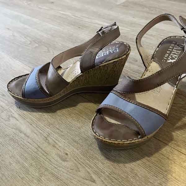 sz 38 Parax Anatomic leather wedges 440