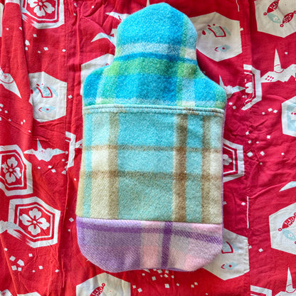 Patchwork hot water bottle cover