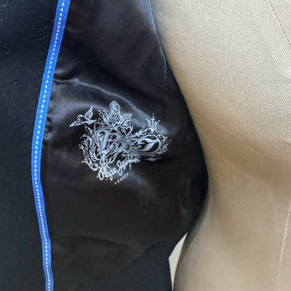 sz S Pepe jeans black fitted jacket