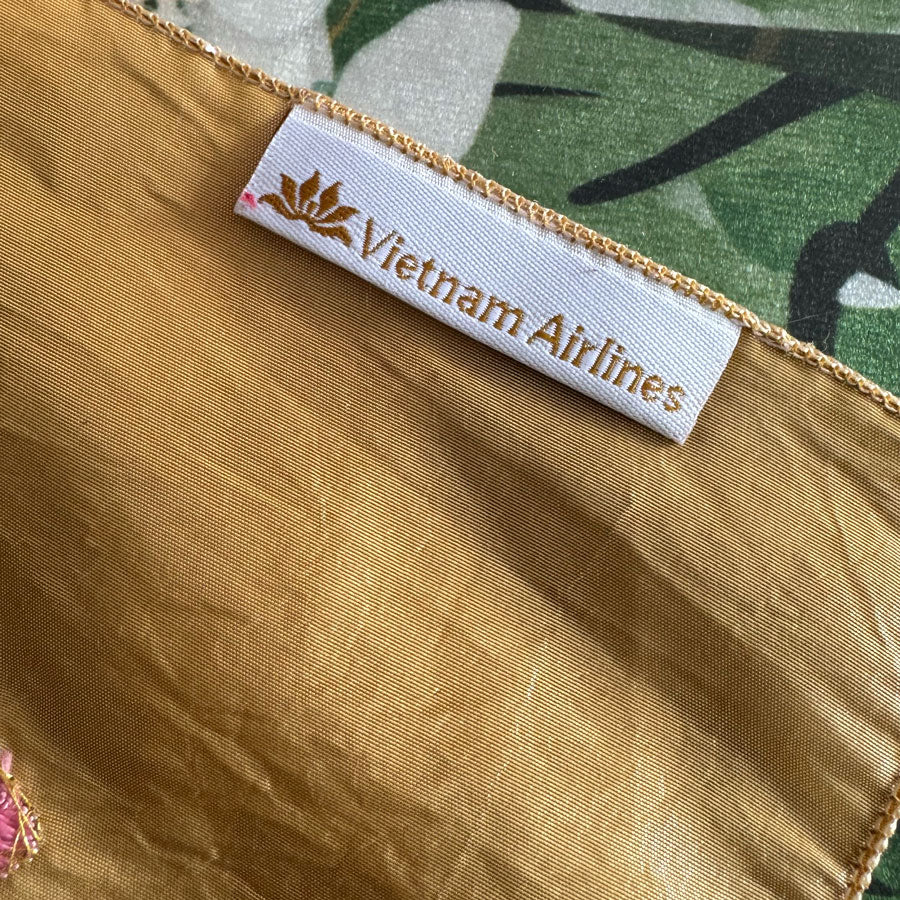 Butterflies embroidered panel