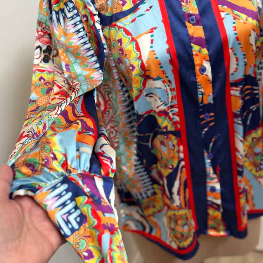 sz 12 colourful Pink Diamond shirt