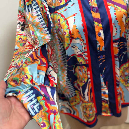 sz 12 colourful Pink Diamond shirt