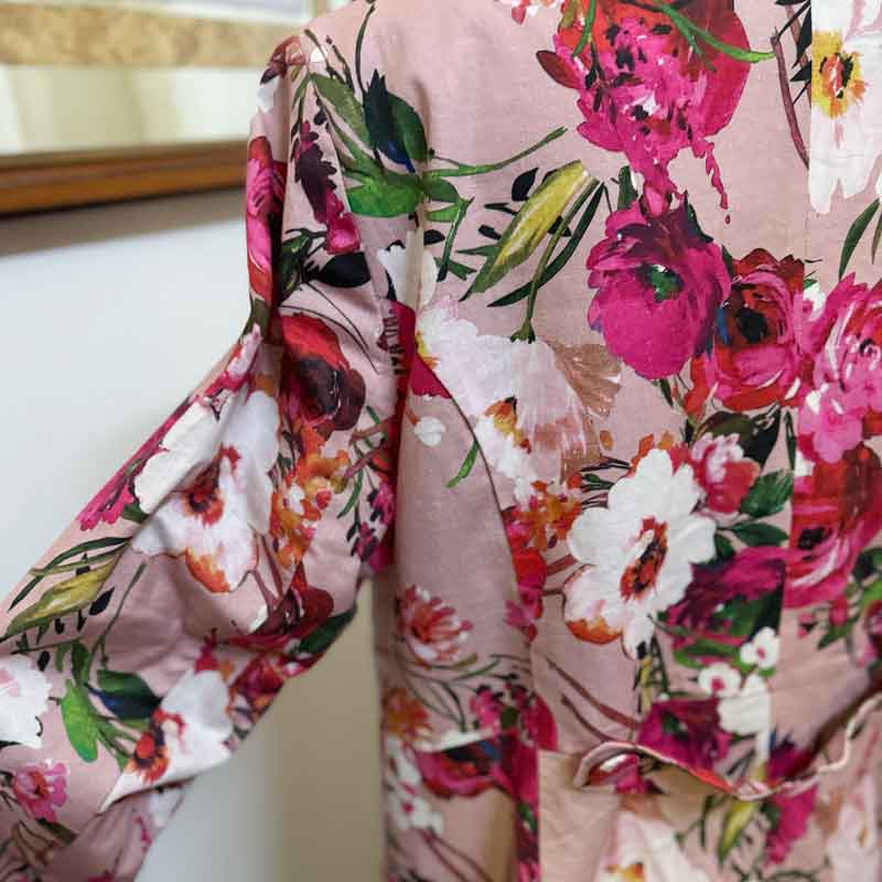 sz 20 Taking Shape pink floral coat