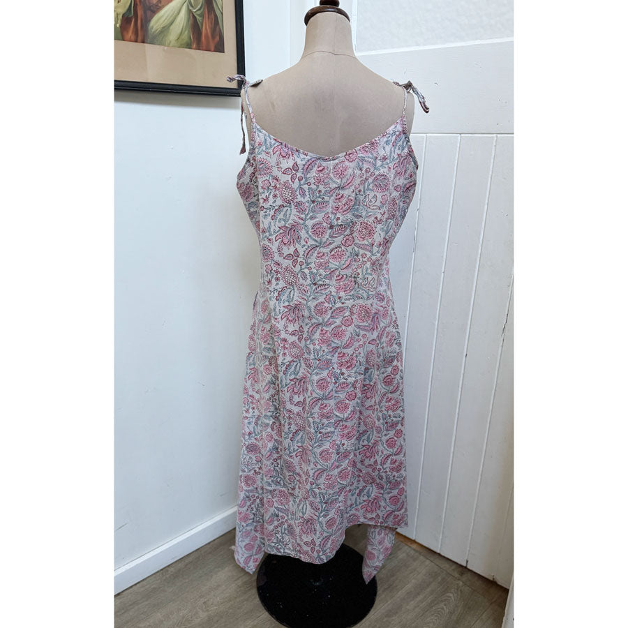 sz L Walton pink Indian cotton dress