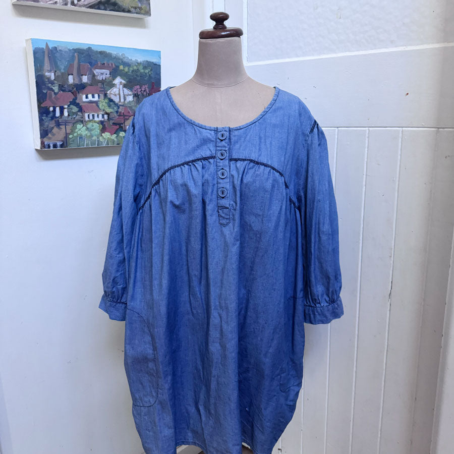 sz 2X plus smock top