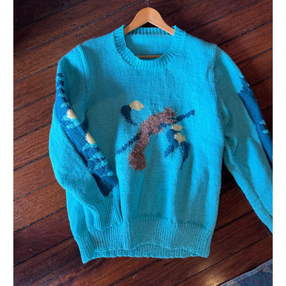 Possum handknit jumper