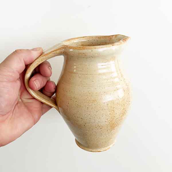 Handmade pottery jug 8523