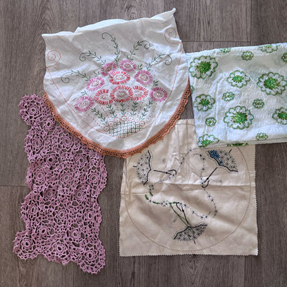 Pretty flowers doilie pack